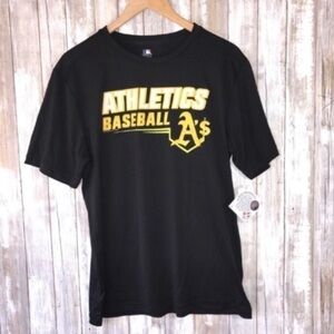 NWT Oakland Athletics Men’s Medium Black MLB Baseball Tee A’s Shirt